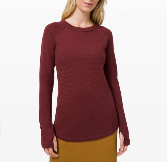 Lululemon Sit In Lotus Sweater Size Medium - Picture 1 of 5